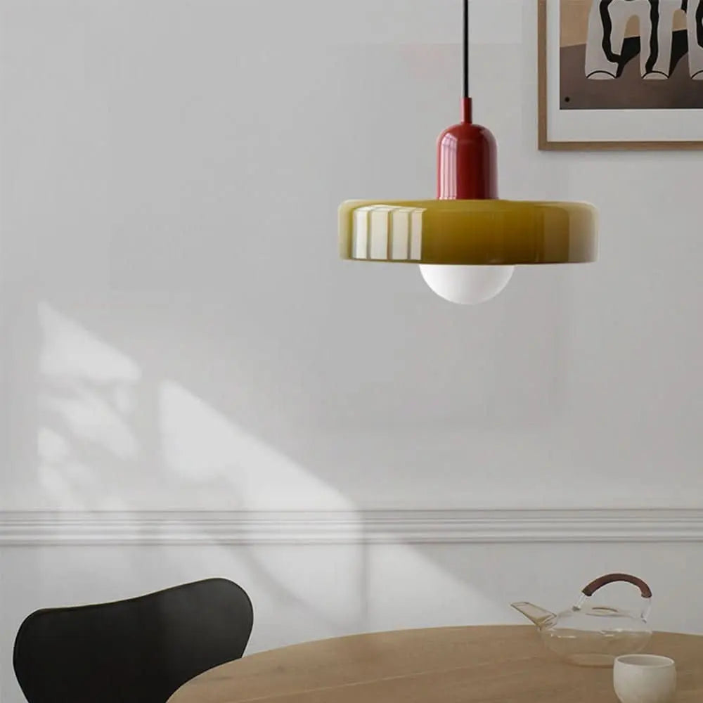 Suspension Bauhaus | Verre Coloré-Plafonniers-ChicUndStil