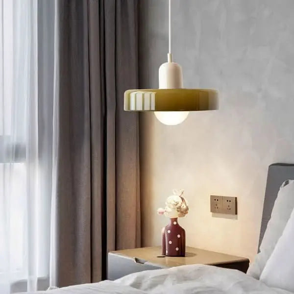 Suspension Bauhaus | Verre Coloré-Plafonniers-ChicUndStil