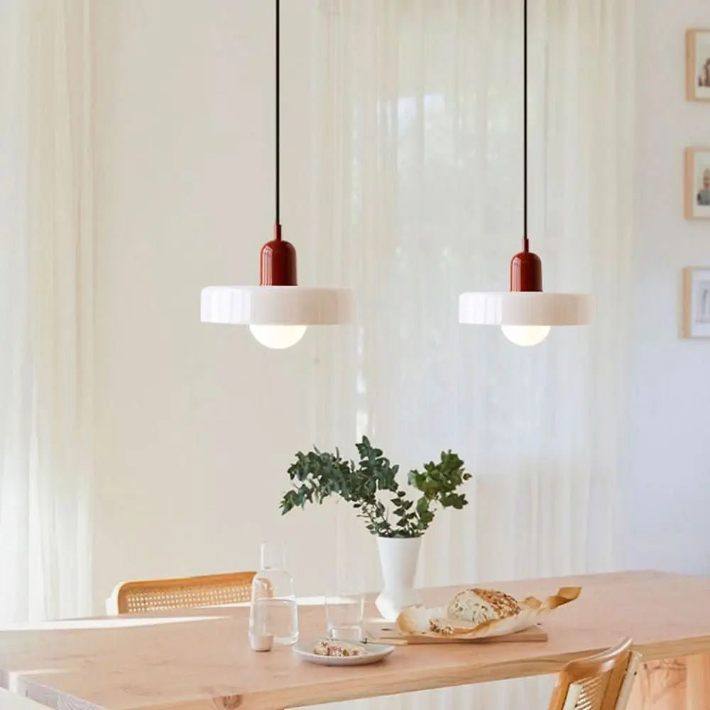 Suspension Bauhaus | Verre Coloré-Plafonniers-ChicUndStil