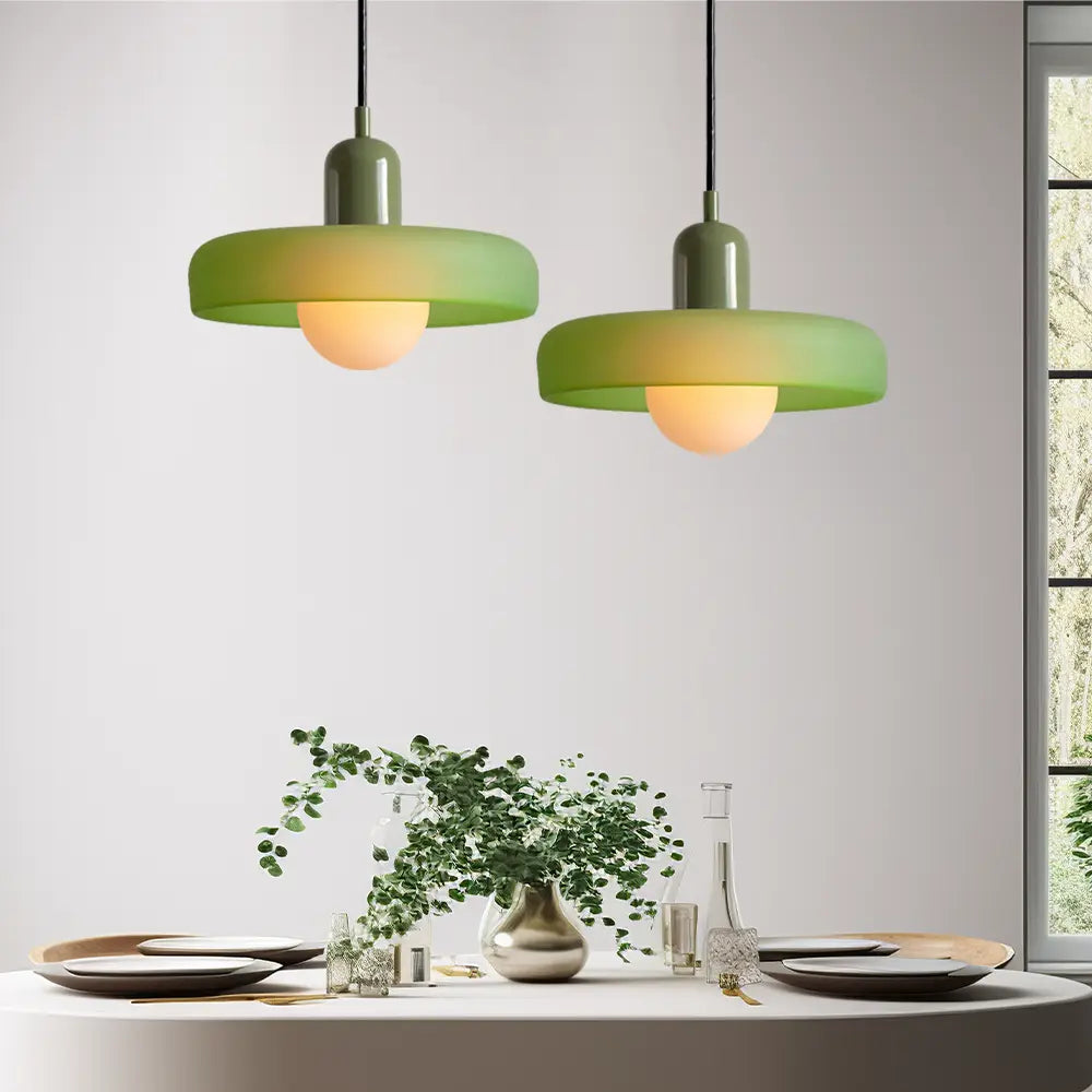 Suspension Bauhaus | Verre Coloré-Plafonniers-ChicUndStil
