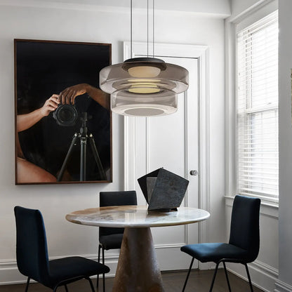 Suspension Bauhaus en Verre - Éclairage Élégant-Plafonniers-ChicUndStil