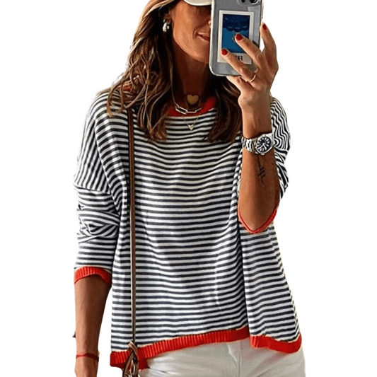 Chic und Stil | Pull - Design Vintage - Tissu doux avec confort respirant