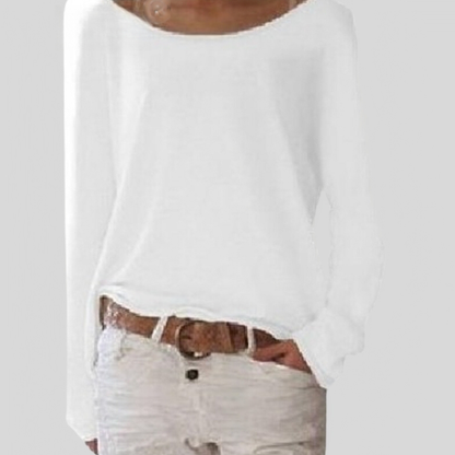 Chic und Stil | Lightweight Round Neck Sweater for Women