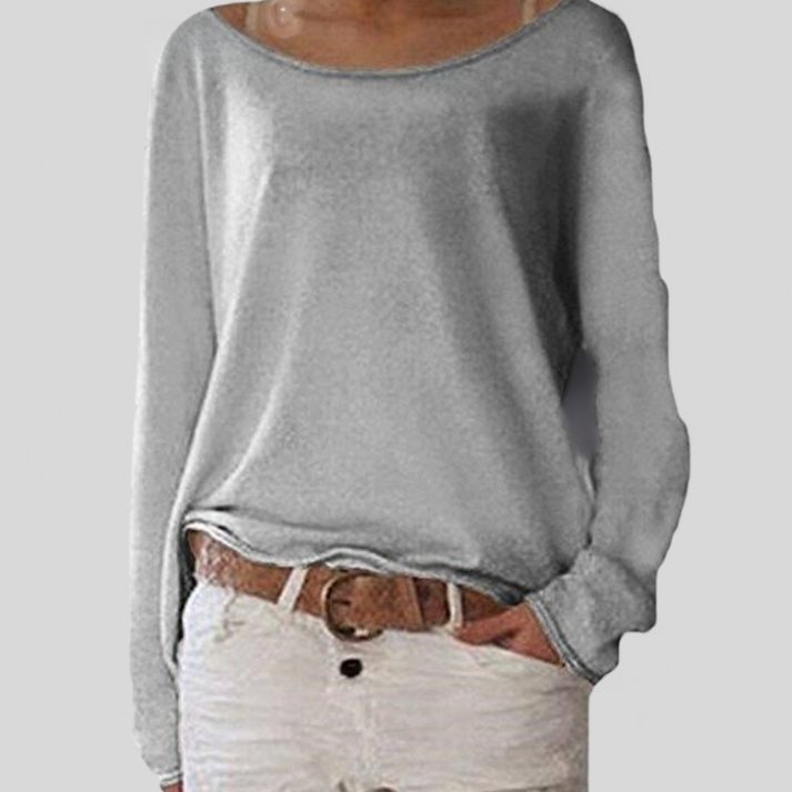 Chic und Stil | Lightweight Round Neck Sweater for Women