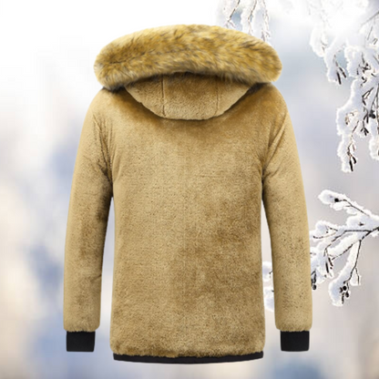 Chic und Stil - Restez au chaud et élégant avec le parka coupe-vent avec capuche en fourrure