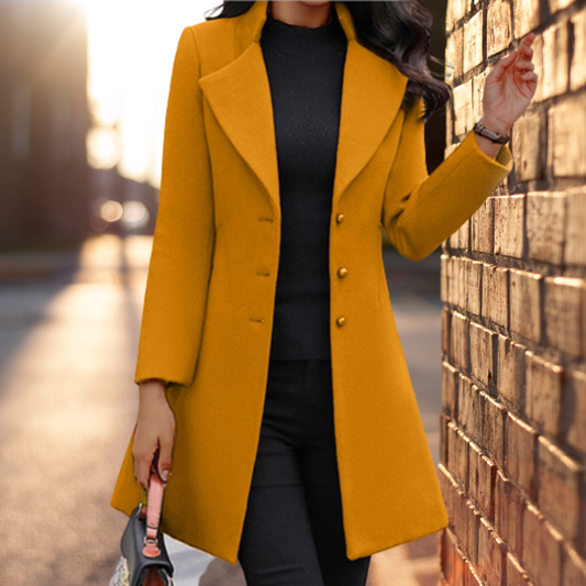 Chic und Stil - Manteau long élégant solide