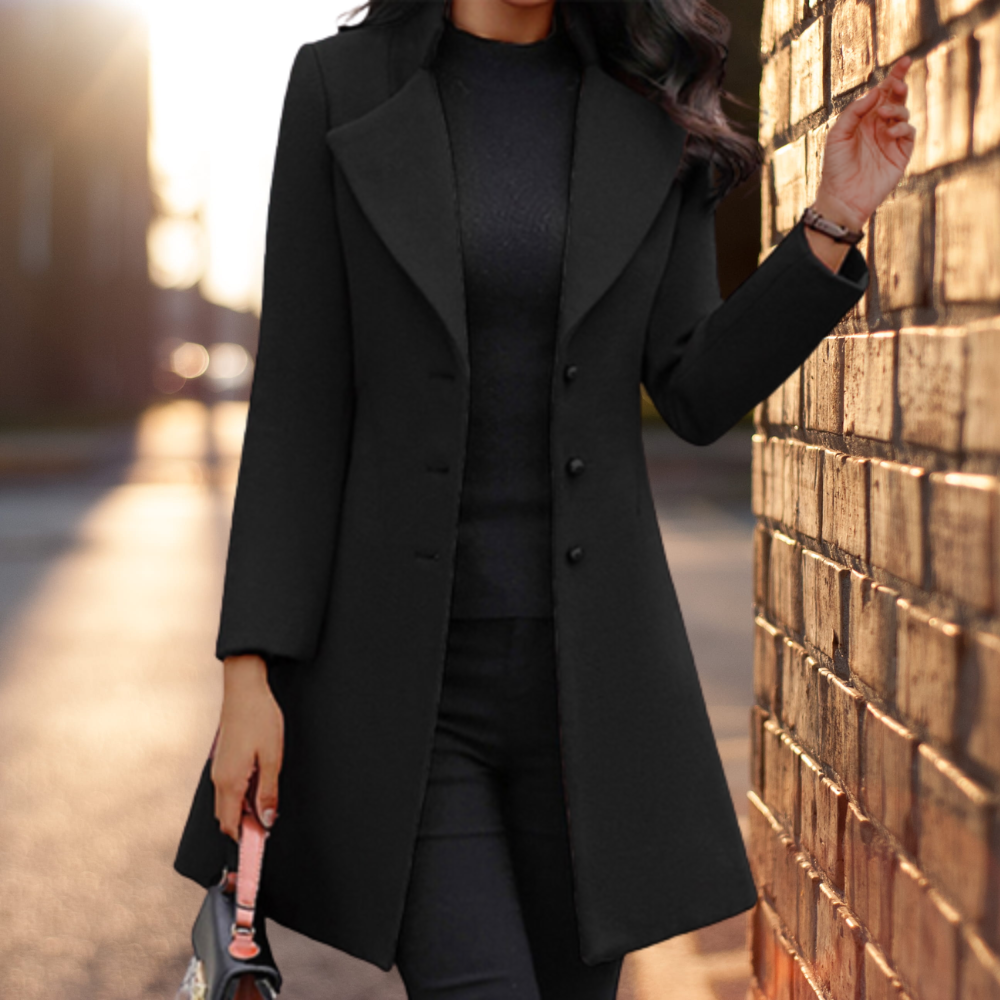 Chic und Stil - Manteau long élégant solide