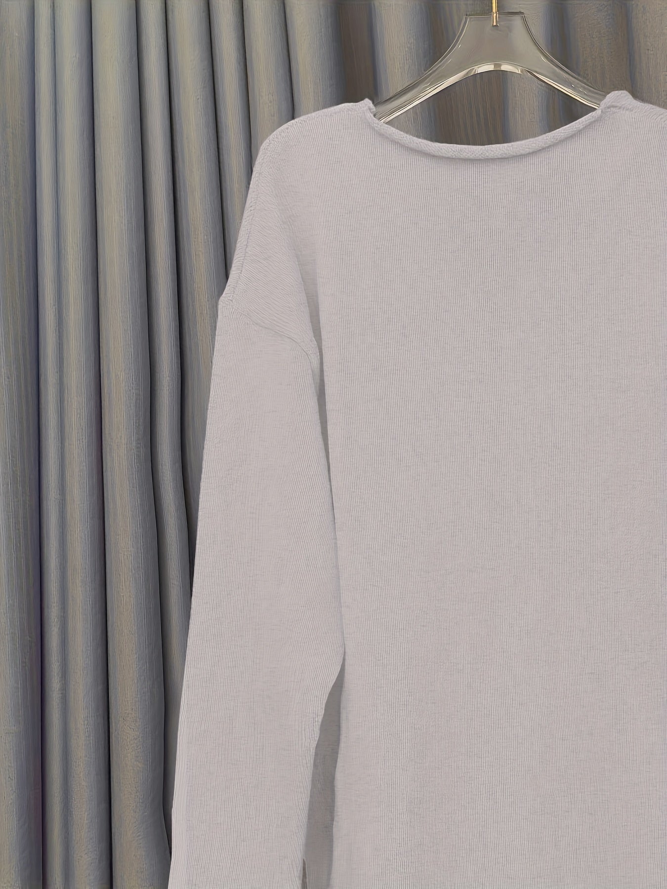 Chic und Stil | Femmes Pull Grande Taille V Encolure