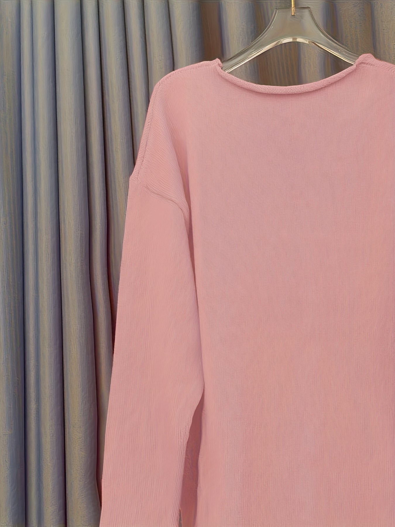 Chic und Stil | Femmes Pull Grande Taille V Encolure