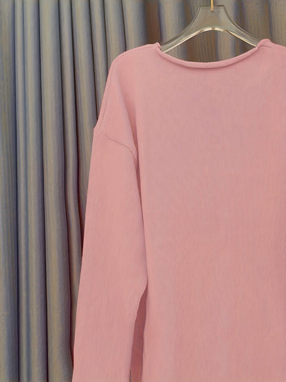 Chic und Stil | Femmes Pull Grande Taille V Encolure