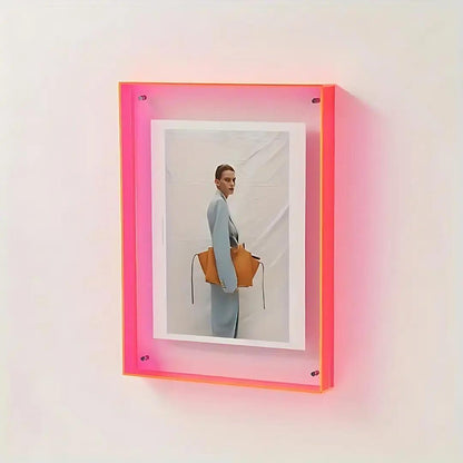 Cadre photo transparent néon-Wanddecoratie-ChicUndStil
