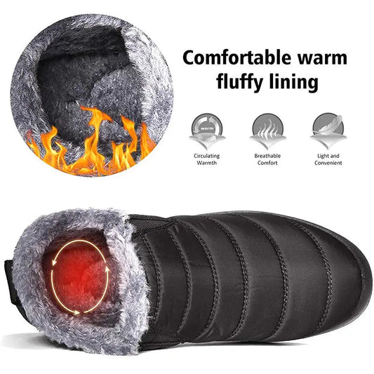 Chic und Stil | Waterproof Winter Boots for Women – Comfortable & Non-Slip Design