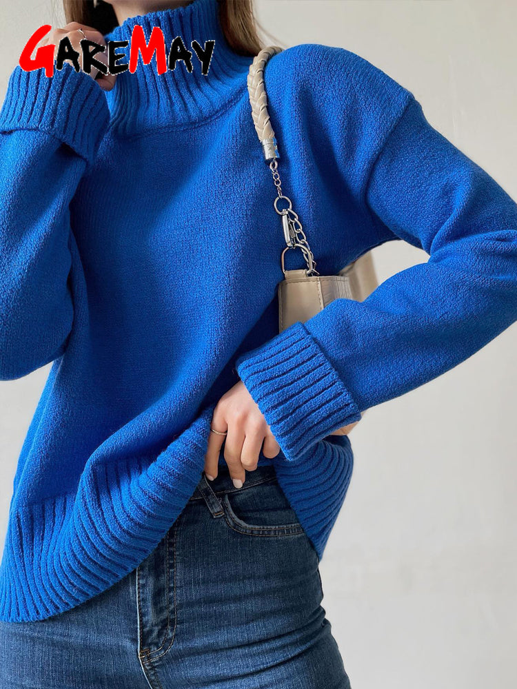 Chic und Stil | Pull à col roulé confortable