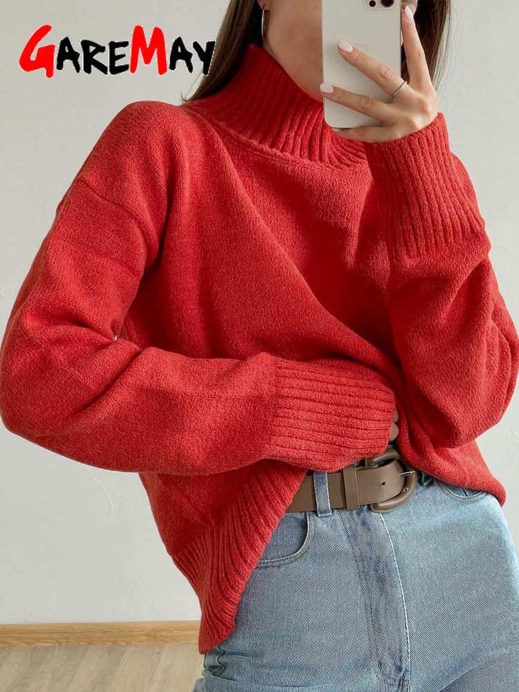 Chic und Stil | Pull à col roulé confortable