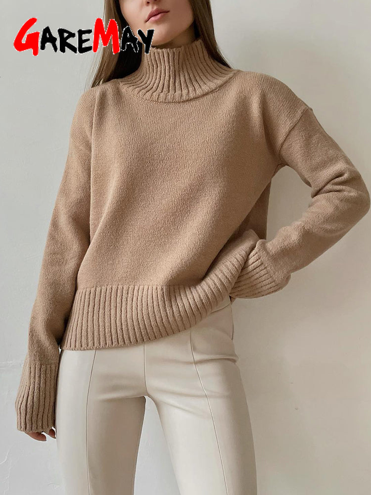 Chic und Stil | Pull à col roulé confortable