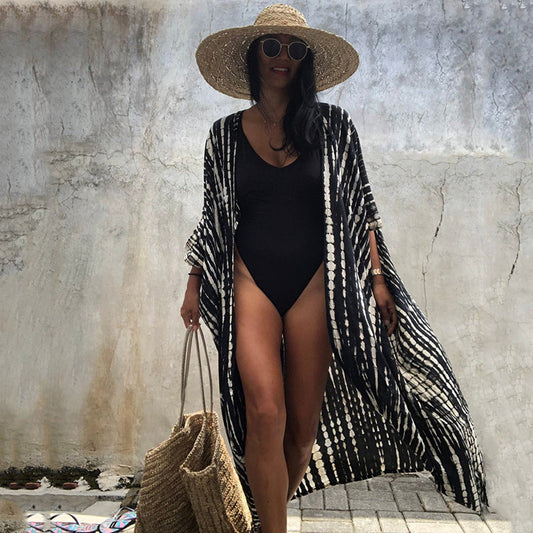 Chic und Stil | Glamorous Sun Protection Resort Beach Dress Cover Up