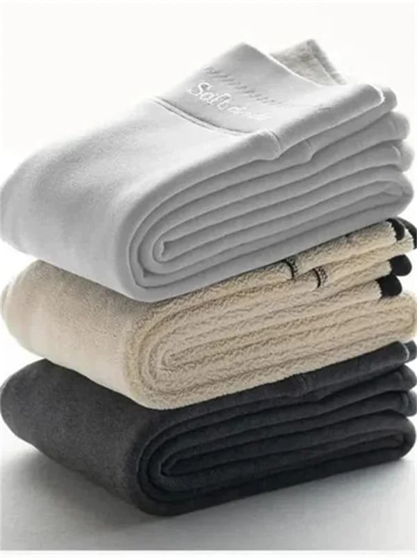 Chic und Stil | Women's winter fleece pants - Warm shaping effect leggings