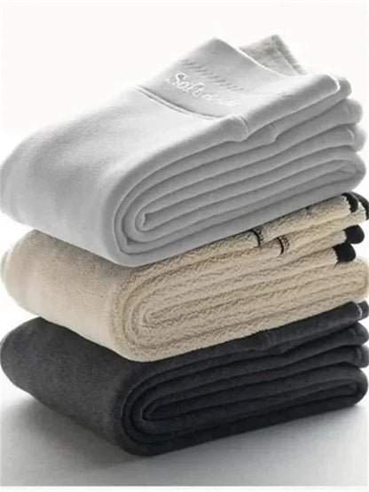 Chic und Stil | Women's winter fleece pants - Warm shaping effect leggings