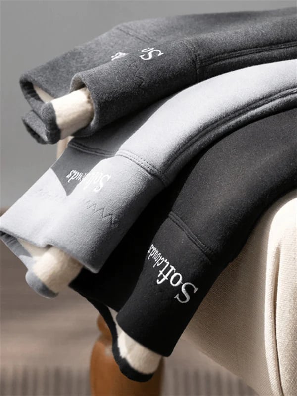 Chic und Stil | Women's winter fleece pants - Warm shaping effect leggings