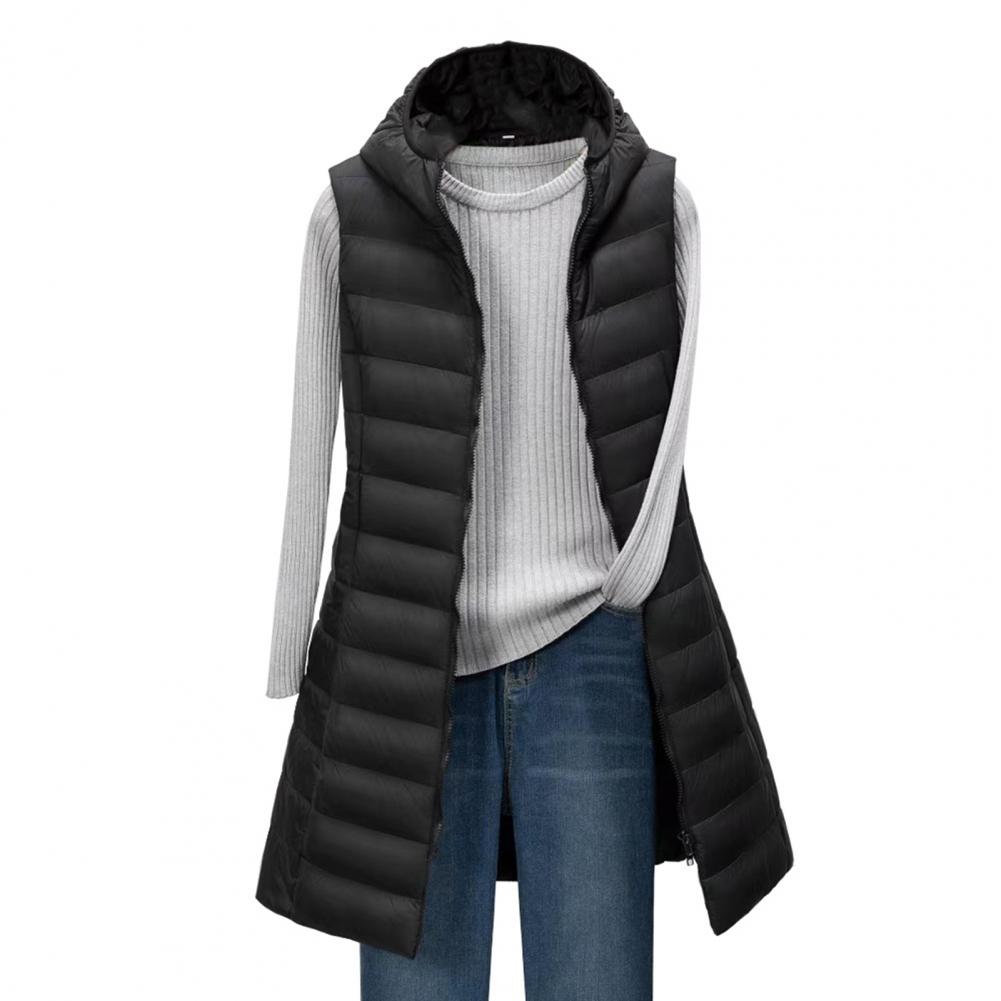Chic und Stil | Longer Bodywarmer Comfortable, Elegant, Longer Padded Jacket