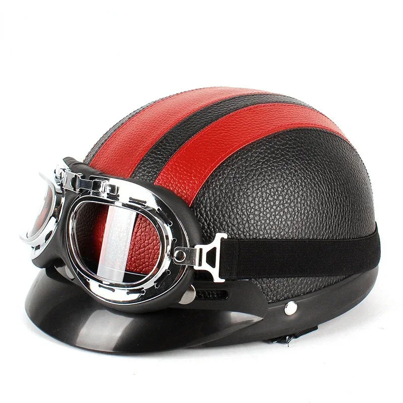 Casque de Moto Retro Demi-Cruise - ChicUndStil