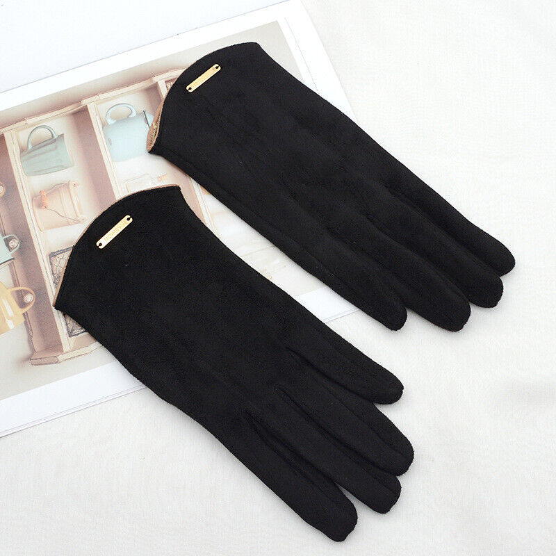 Chic and Style | Stylish suede gloves with lining
