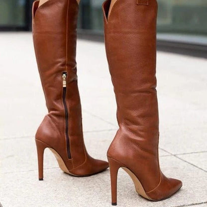 Bottes féminines à Talons Hauts