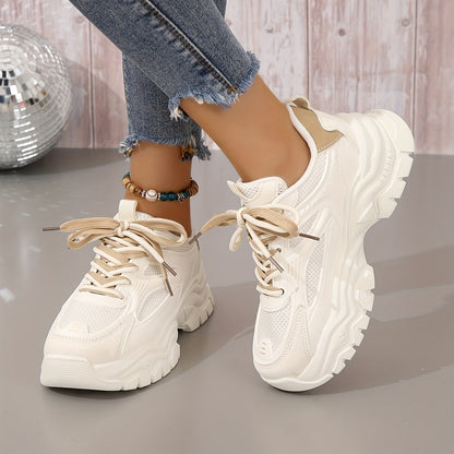 Chic and Style | Chunky sneakers with thick soles and adjustable height