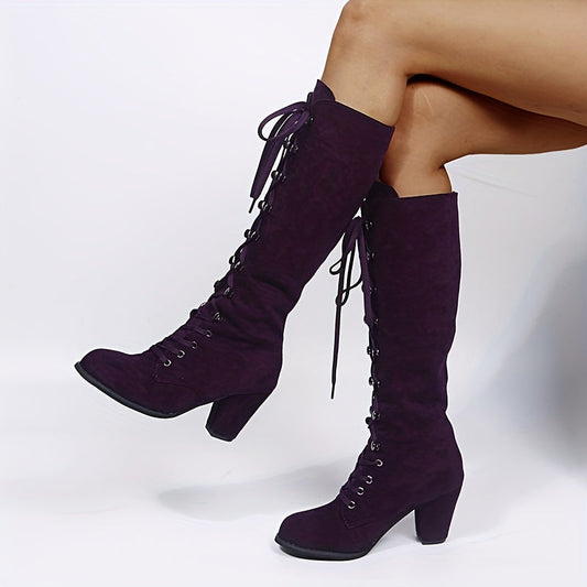 Chic und Stil | Knee-High Comfortable Long Winter Boots for Women