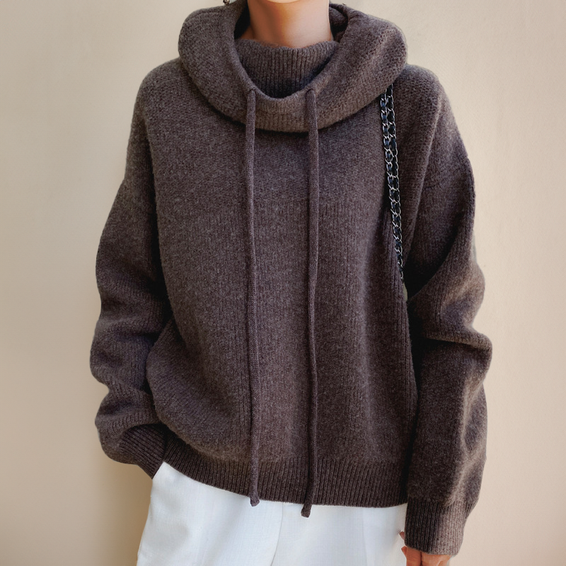 Bestseller Pull-over à col roulé en merino pour femmes - edeltraud