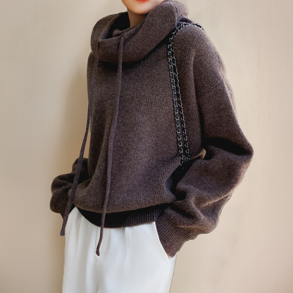 Bestseller Pull-over à col roulé en merino pour femmes - edeltraud