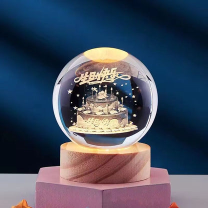 Chic and Style | 3D Crystal Night Light