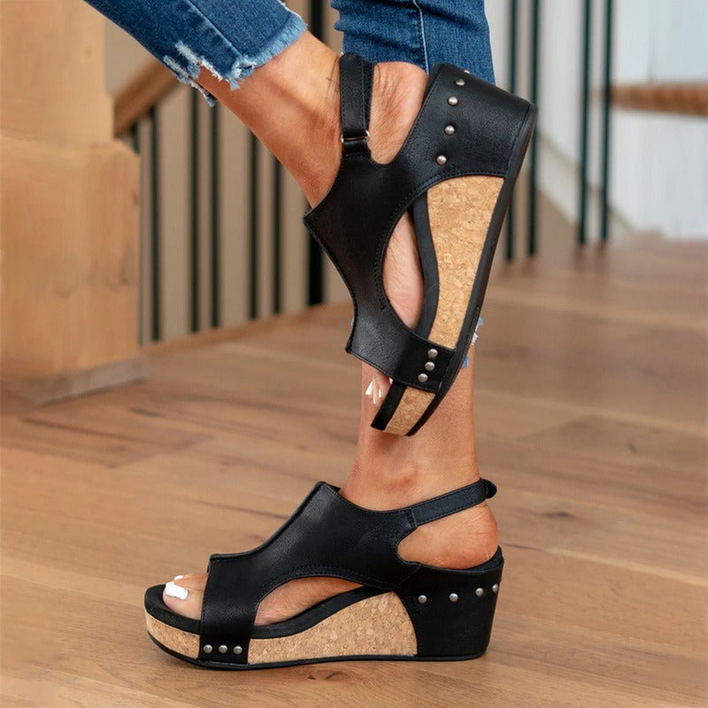 Chic und Stil | Summer sandals made of leather