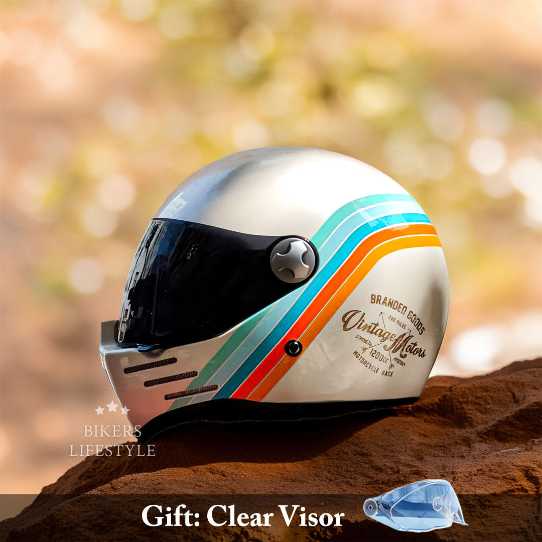 Casque de Moto Intégral - Homologué DOT et ECE - ChicUndStil