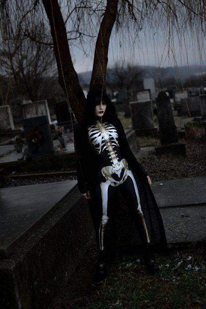 Chic und Stil | GlowInTheDark BoneCurve Costume de squelette