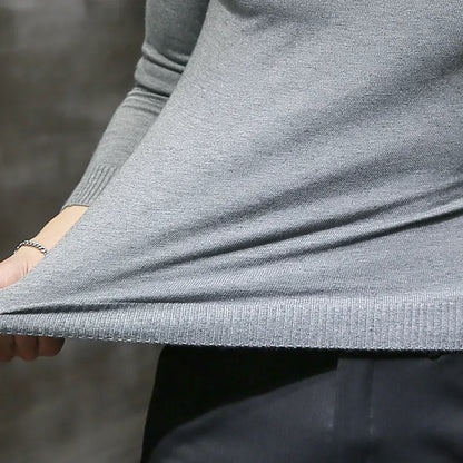 Men’s Merino Wool Turtleneck Sweater, Elegant & Comfortable | Chic und Stil