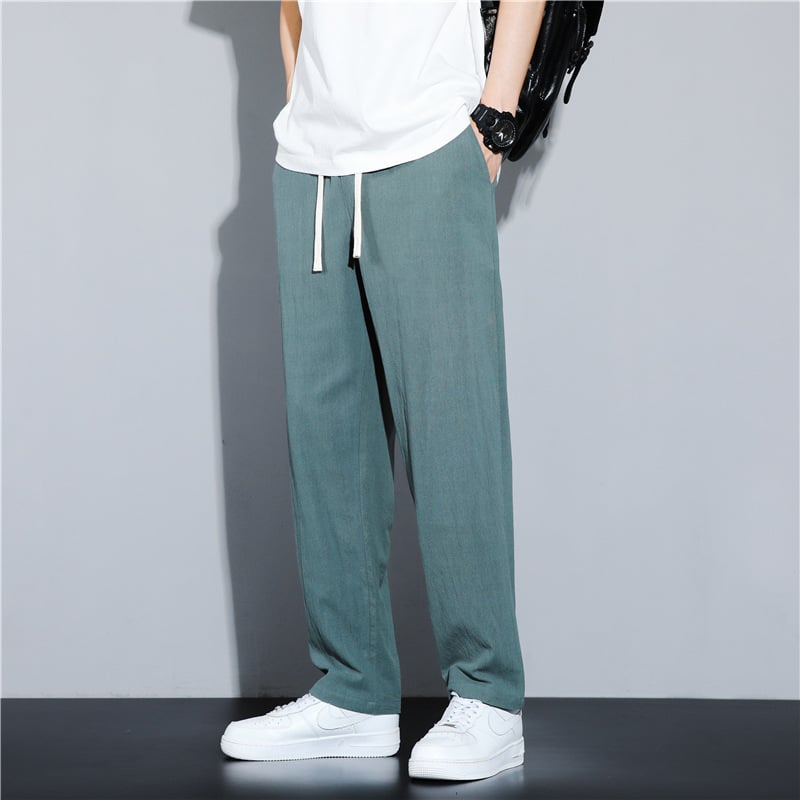 Chic und Stil | Casual linen pants for men