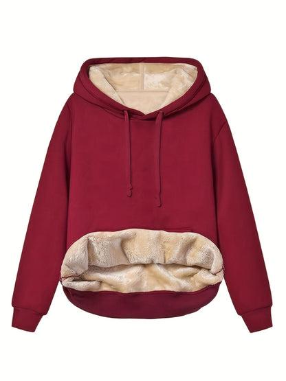 Calliope️ | Chaleur hivernale confortable avec hoodie en polaire