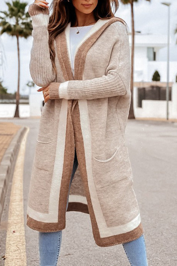Chic und Stil | and winter leisure all-rounder hoodie long cardigan pullover jacket