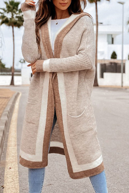 Chic und Stil | and winter leisure all-rounder hoodie long cardigan pullover jacket