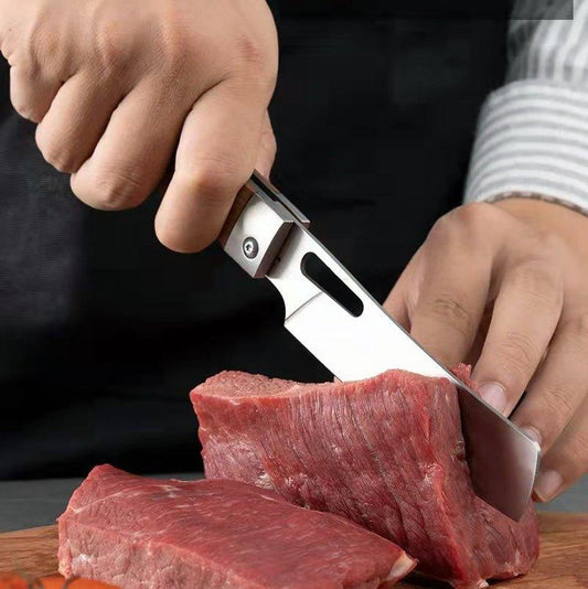Couteau de Chef Pliable pour Cuisine, Camping, BBQ - ChicUndStil