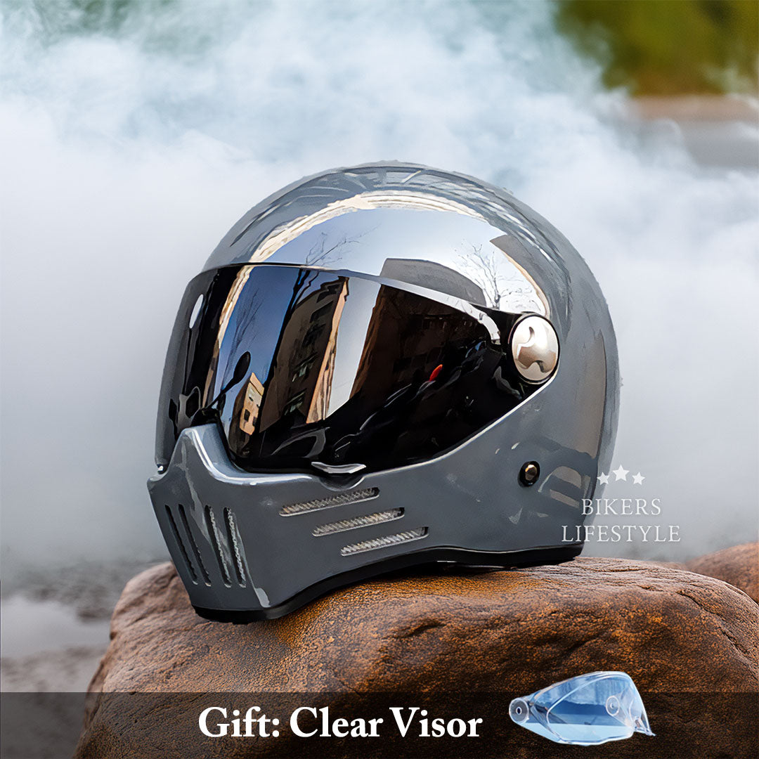 Casque de Moto Intégral - Homologué DOT et ECE - ChicUndStil