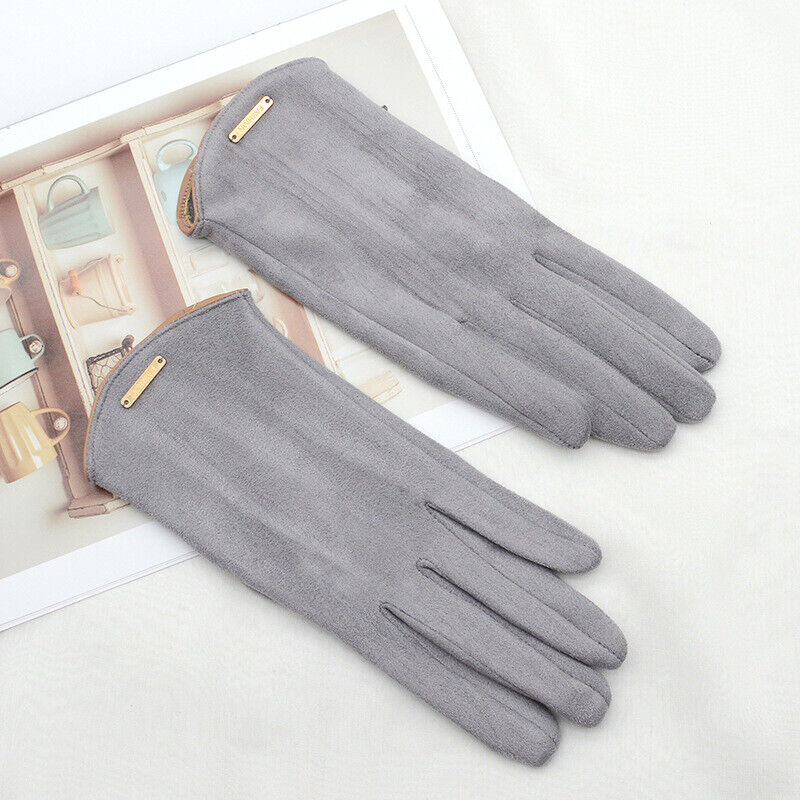 Chic and Style | Stylish suede gloves with lining