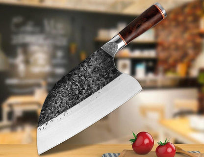 Couteau de Boucher Forgé à la Main - ChicUndStil