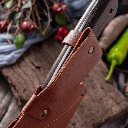 Couteau de Boucherie en Acier Inoxydable Forgé à la Main de 8" - ChicUndStil