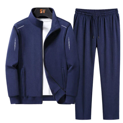 Chic und Stil | Sports set - Comfortable set with sports jacket and elastic pants for everyday use