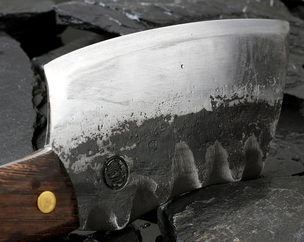 Couteau de Boucher en Acier Haute Carbone Fait Main - ChicUndStil
