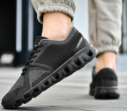Chic and Style | Black sneakers with CloudTec sole
