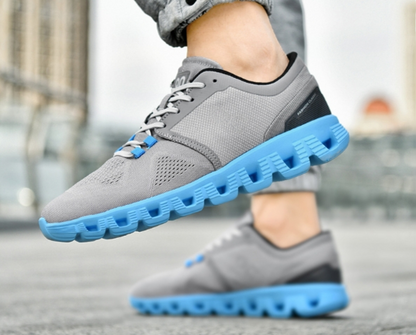 Chic and Style | Black sneakers with CloudTec sole