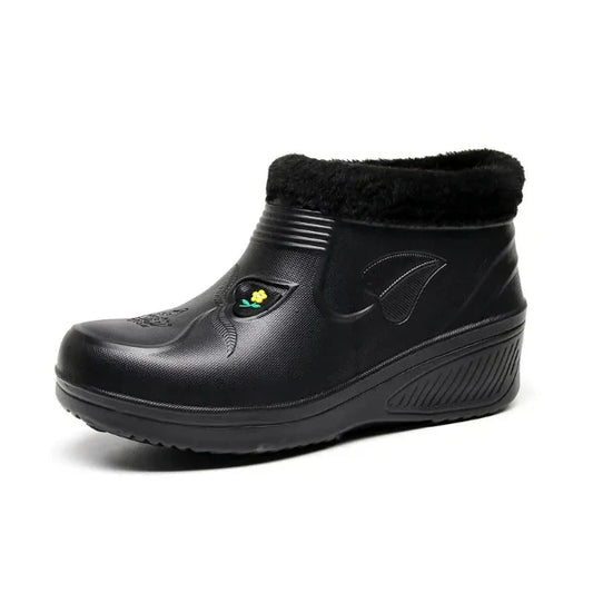 Chic und Stil | Snow boots - Waterproof Insulated Ankle Fit - Lightweight Outdoor Clothing